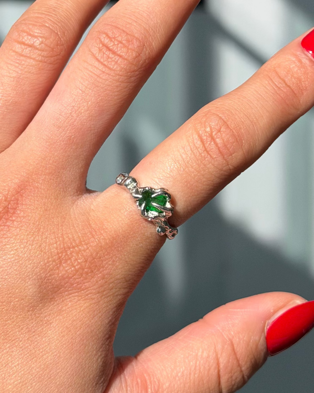 Lava Ring (Forest Green)