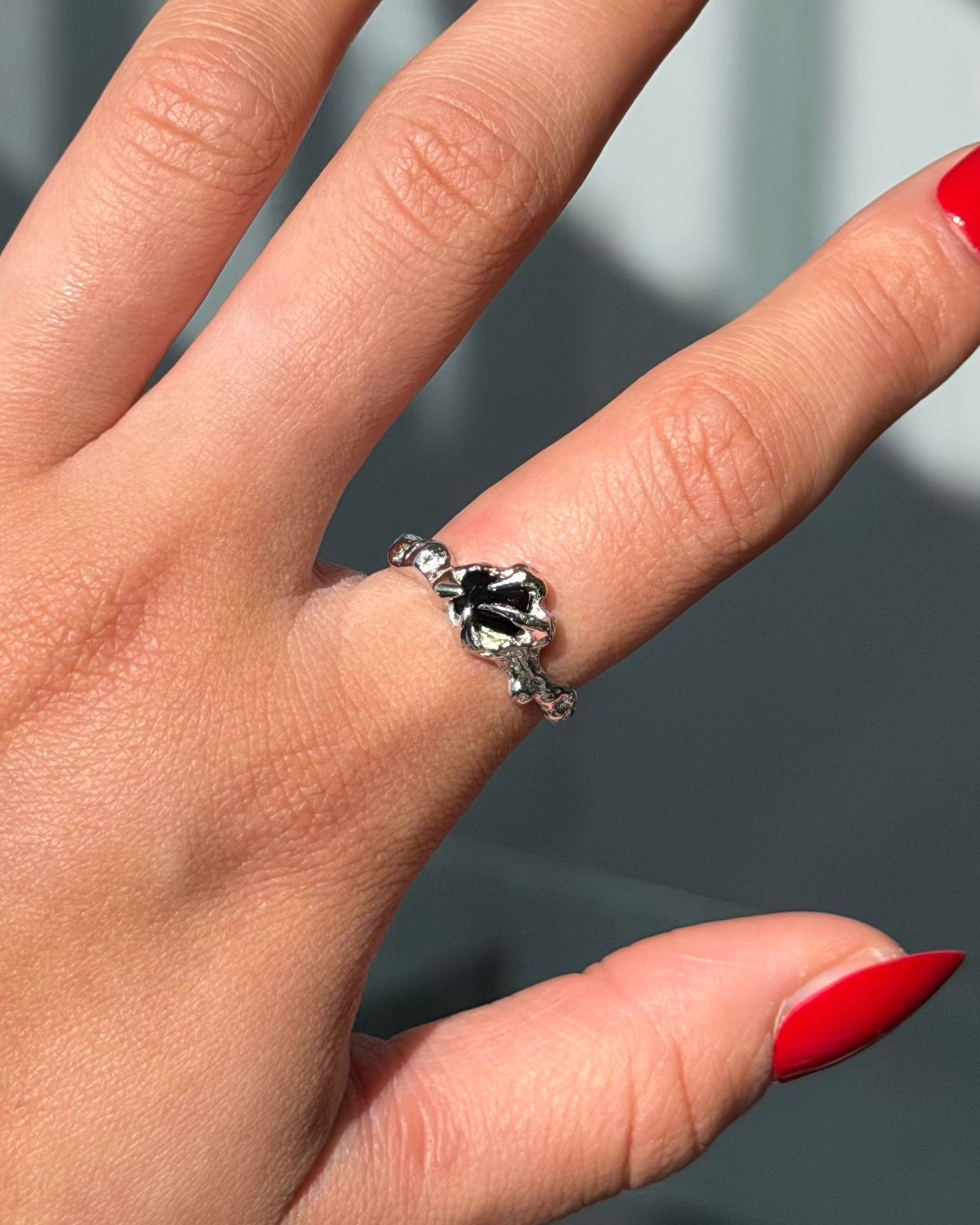 Lava Ring (Obsidian)