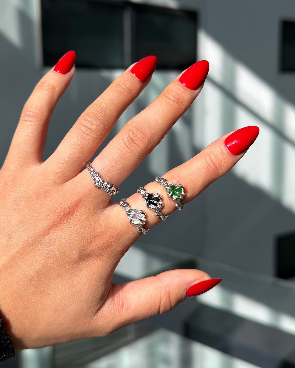 Lava Ring (Forest Green)