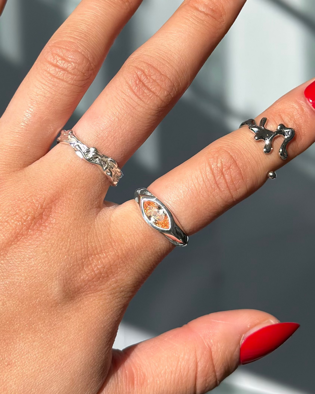 Iris Ring (Golden Amber)